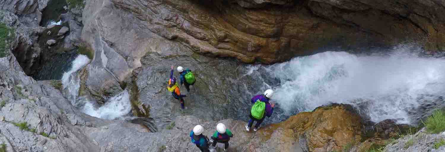 Canyoning cascade de la Lance, Haut Verdon